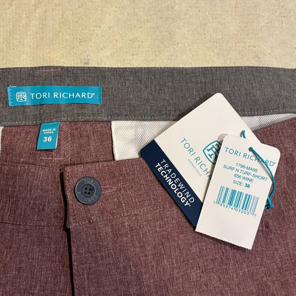 Tori Richard Performance ‘Tradewind’ Shorts, Brand New - Picture 4 of 8